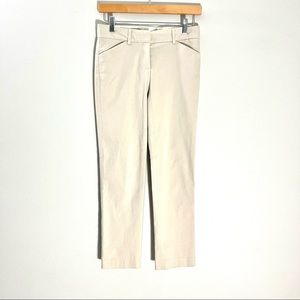 Theory Stretch Slim Fit Tan Pants Sz 0